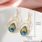 Peacock Feather Earrings