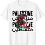 Palestinian T-Shirt Casual Cotton
