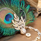 Peacock Feather Headband