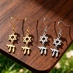 Star of David Chai Women Earrings