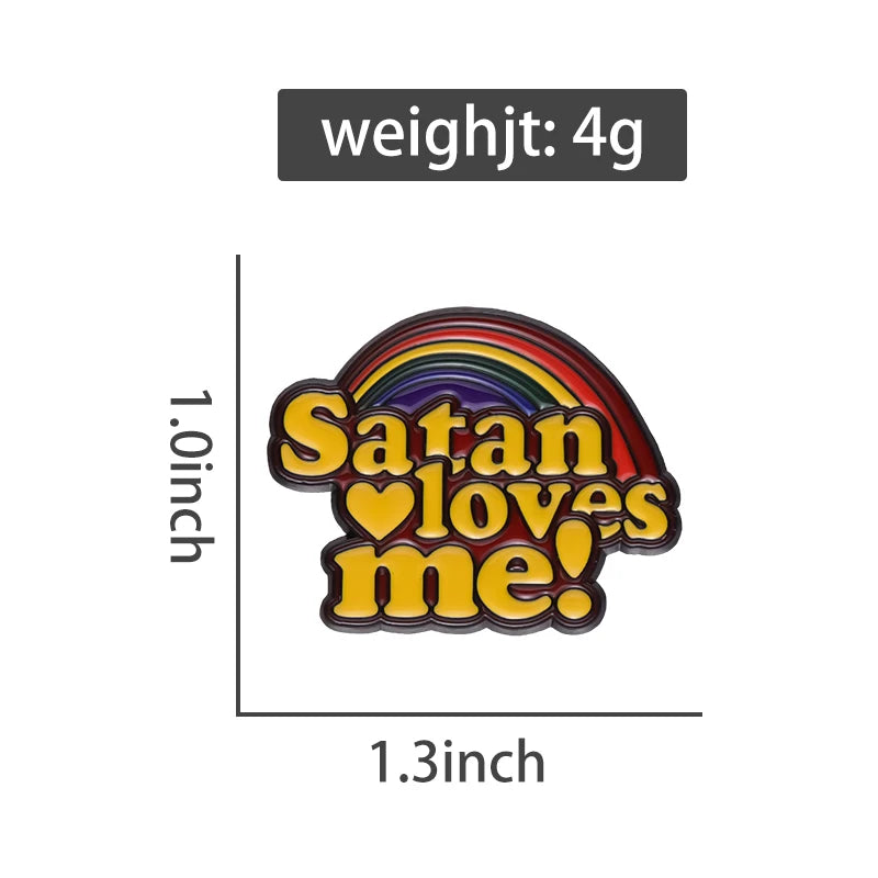 Rainbow Quotative Enamel Pin