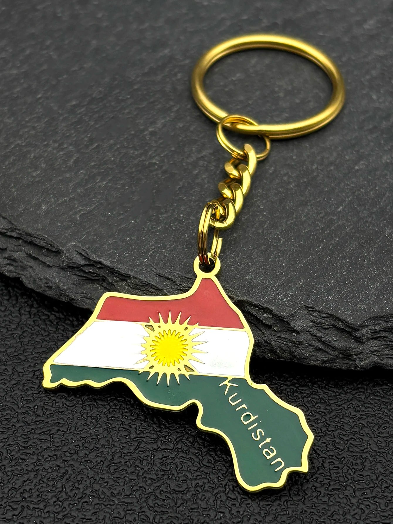 Kurdistan Region Map Necklace