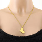 Iraq Map Pendant