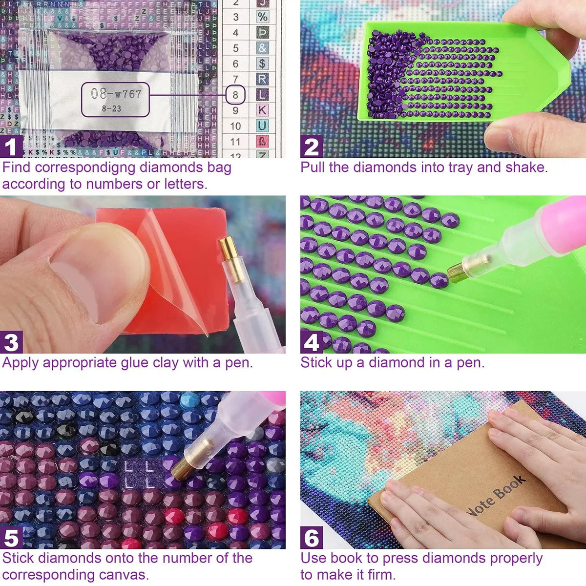 DIY Diamond Painting Football Team