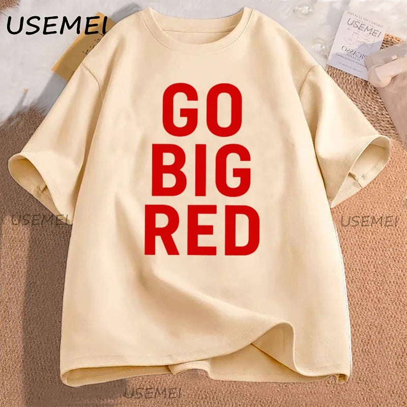 Go Big Red T Shirt Football