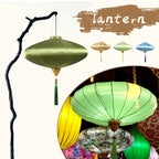 12/14inch Ancient Style Chinese Retro Silk Cloth Vietnam Palace Lantern Festival Decor