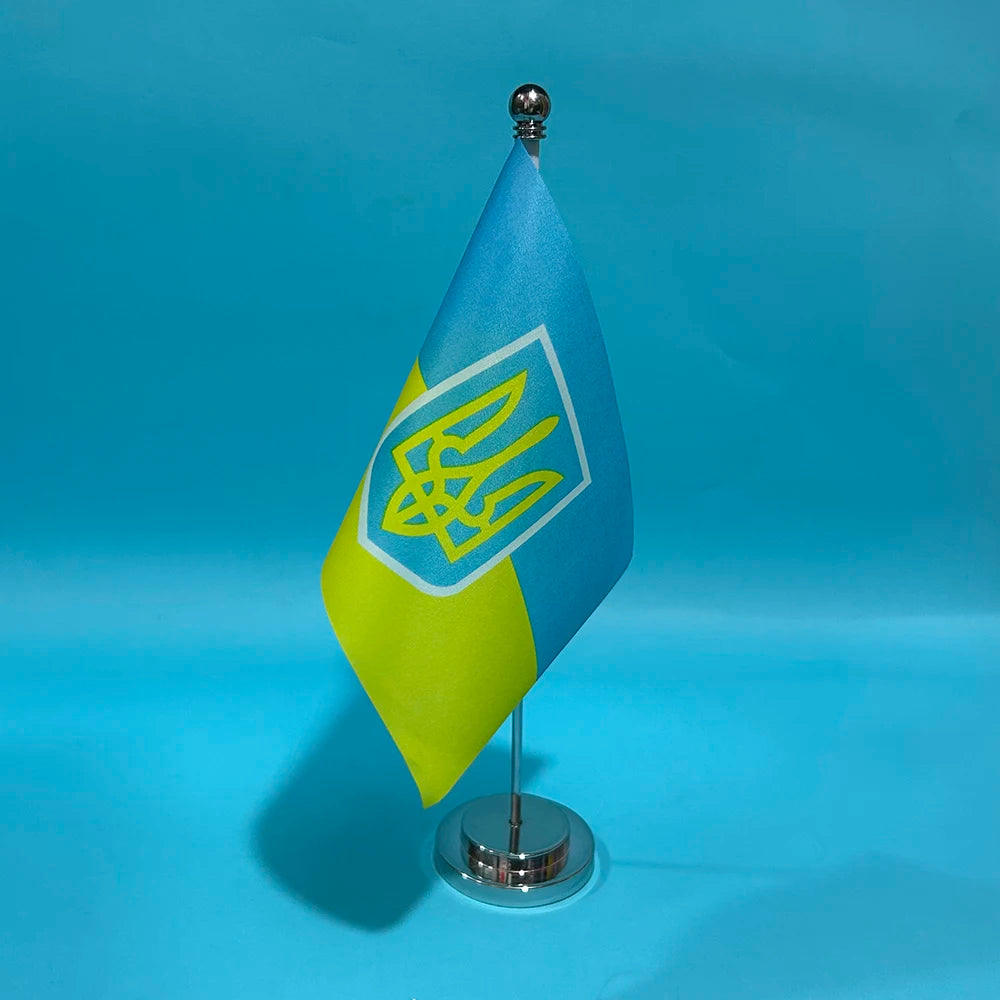 Office Desk small Flag Of Ukraine