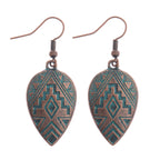 Vintage Bronze Arrow Alloy Dangle Earrings
