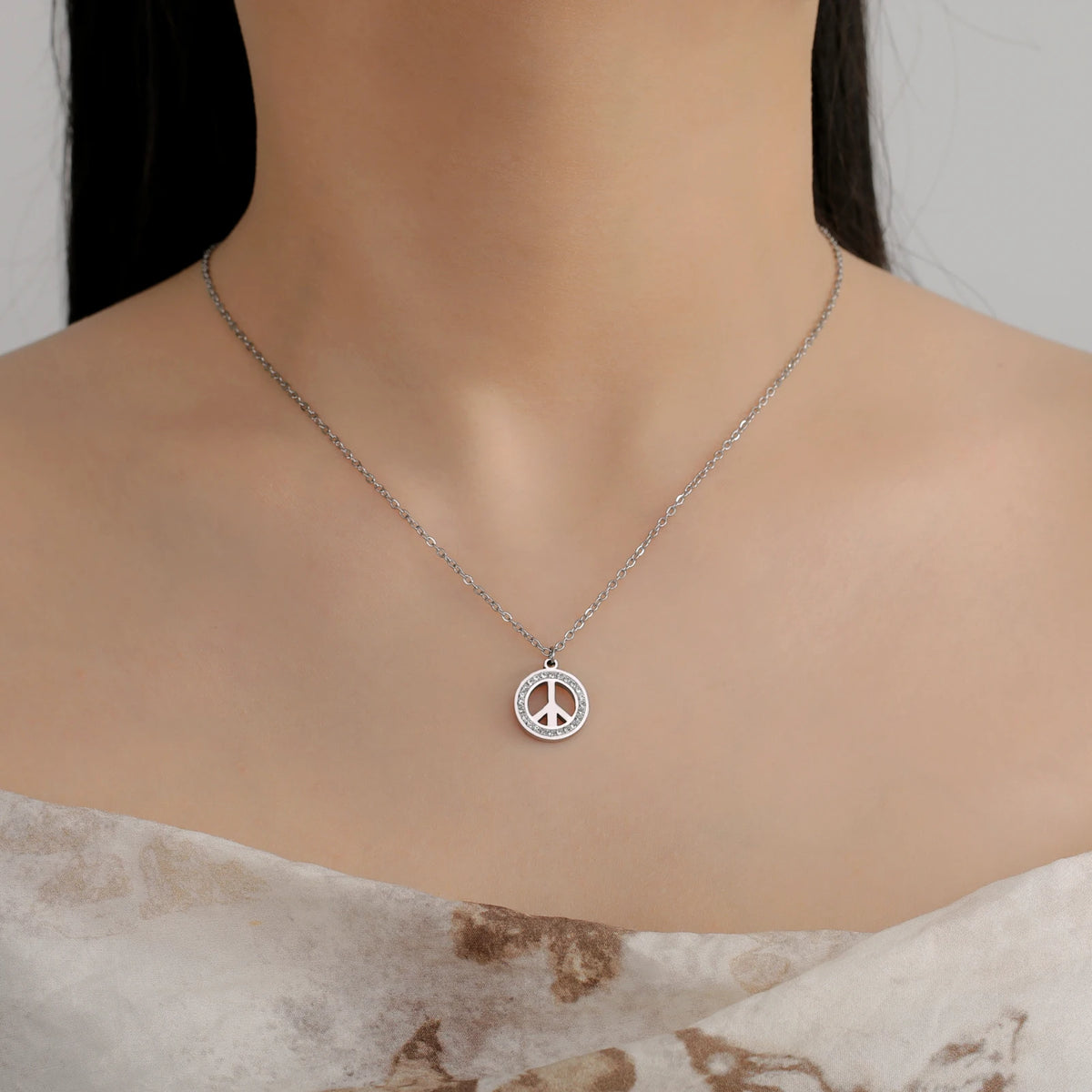 Peace Symbol Necklace