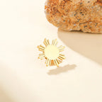 Sun Symbol Brooch