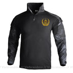 Afghan Flag Design Men's Long Sleeve Combat Uniform