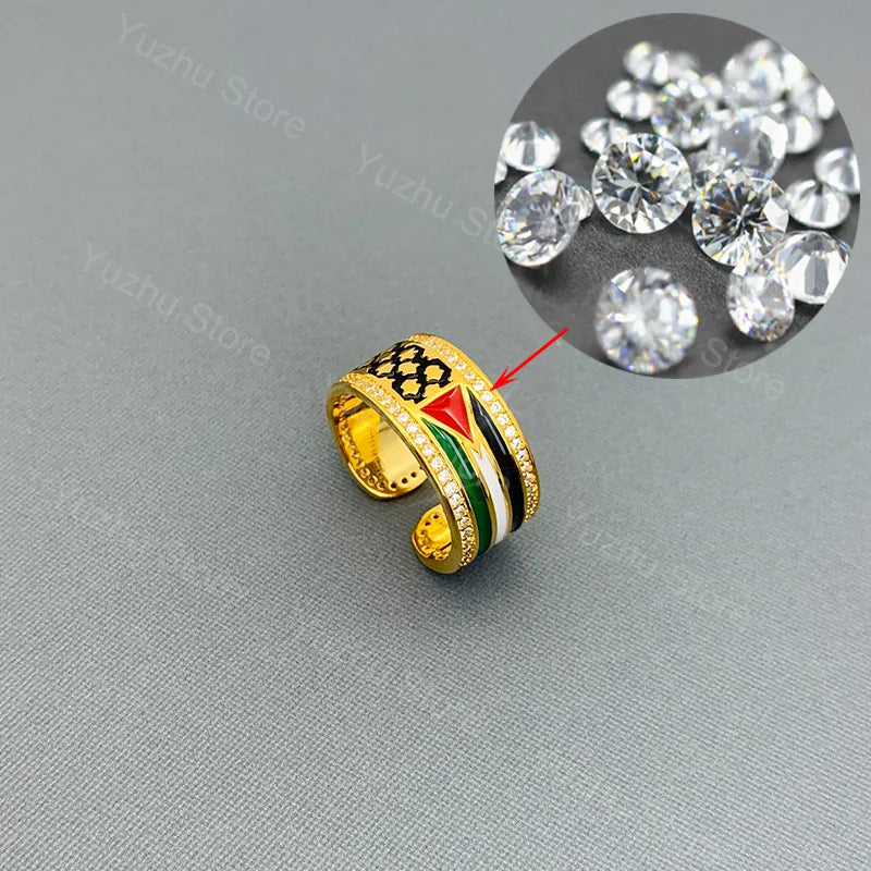 Geometric Kufiya Rings