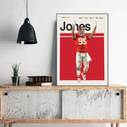 Classic American Football Star Athletes Highlights Achievements Posters