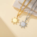 Sun Pendant Necklaces