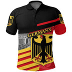 Print Germany Flag Polo Shirt