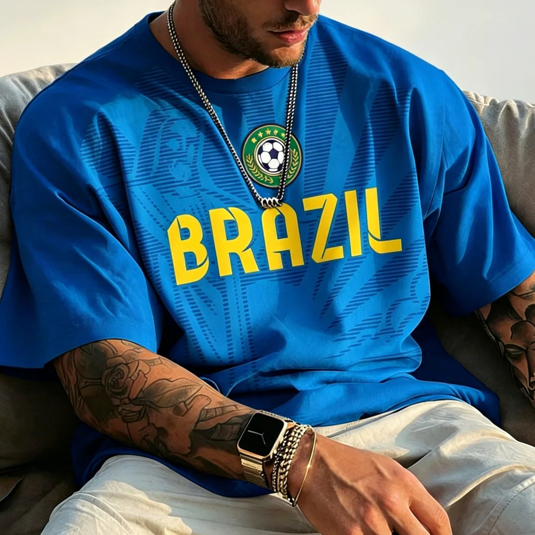Brazil Jesus Soccer Jersey Unisex Top