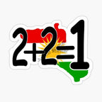 Kurdistan Flag Map Car Stickers