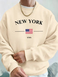 New York USA Flag  Fleece Hoodies Sport