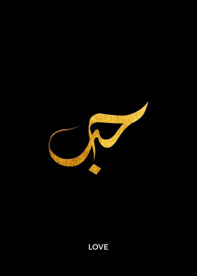 Arabic Islam Calligraphy Poster Canvas