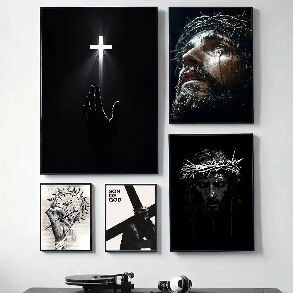 Jesus Cross Holy Light Posters