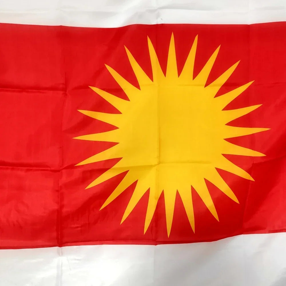Yezidi Flag 90x150cm, Polyester Indoor/Outdoor