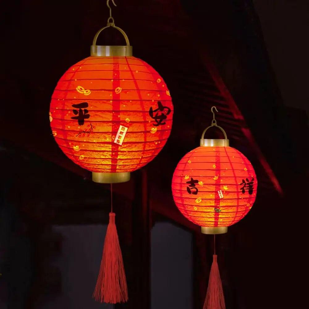 Handmade New Year Lantern Decors