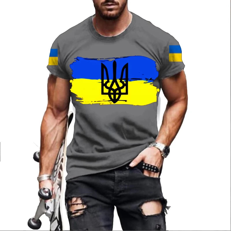 Ukrainian Flag 3D T Shirt
