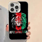 Afghanistan Flag Silver Plated Inside Phone Case For iPhone