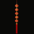 Lantern String Chinese Pendant Circular