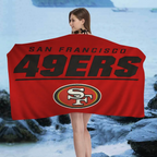 San Francisco 49er Team Big Microfiber Beach Towels