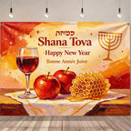 Jewish New Year Party Supplies Rosh Hashanah Tableware