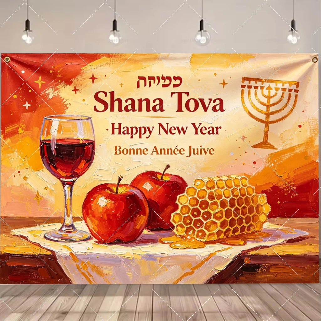 Jewish New Year Party Supplies Rosh Hashanah Tableware