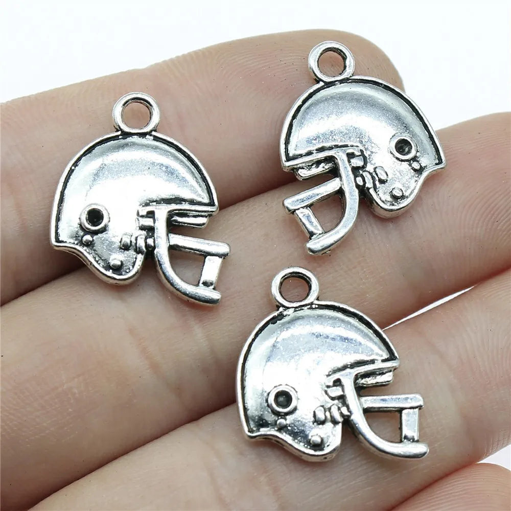 20pcs Football Charms American Football Pendants Jewelry