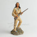 Native American Indian Warrior Figurine Resin Statue