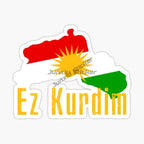 ملصقات علم كردستان للسيارات ملصقات دراجات نارية مستلزمات حاسوب محمول ملصقات مقاومة للخدش لتصميم المركبات الترفيهية