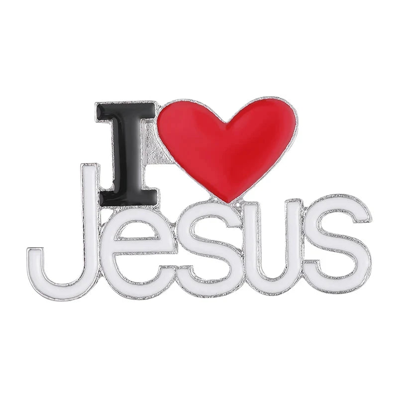 Jesus Love Me Collected Enamel Pins
