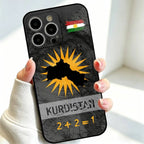 Kurdistan Flag Logo Support Phone Case For iPhones