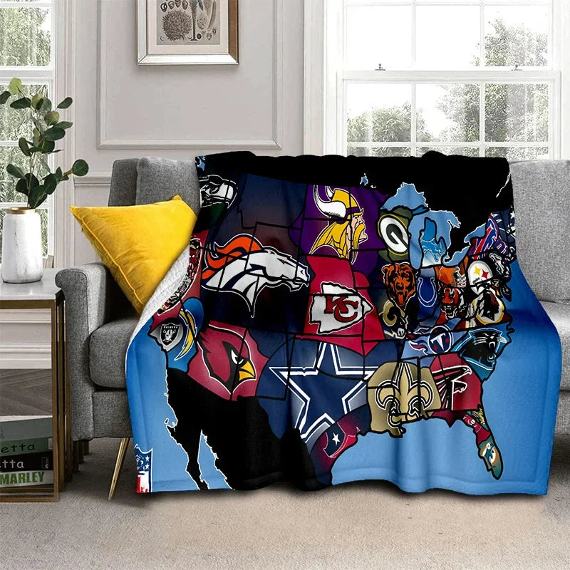 NFL Sign American Football Rugby 3D Blanket