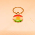 سوار علم كردستان بحب، سوار لف كردستان يدوي الصنع بسحر للنساء والرجال، مجوهرات هدية للأصدقاء والأحبة