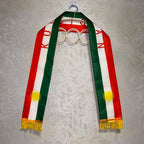 Kurdish Scarf 13x140cm Double-sided Printed Kurdistan