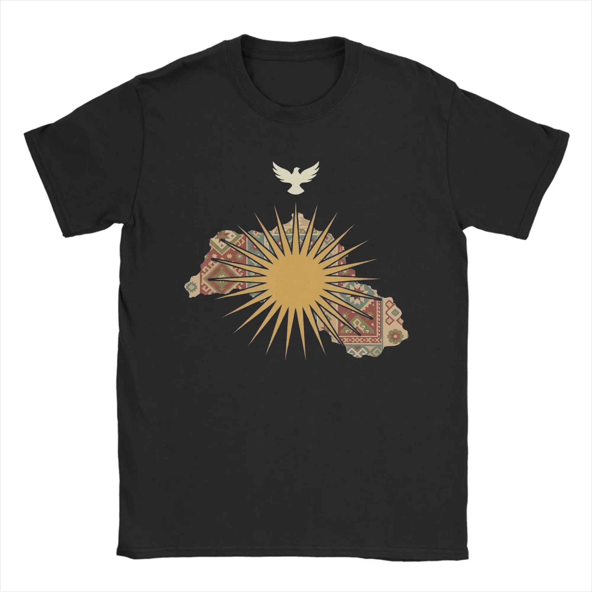 Kurdistan Map Flag Culture Men's T Shirt