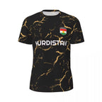 Casual Men's Kurdistan Flag 3D Printed T Shirt