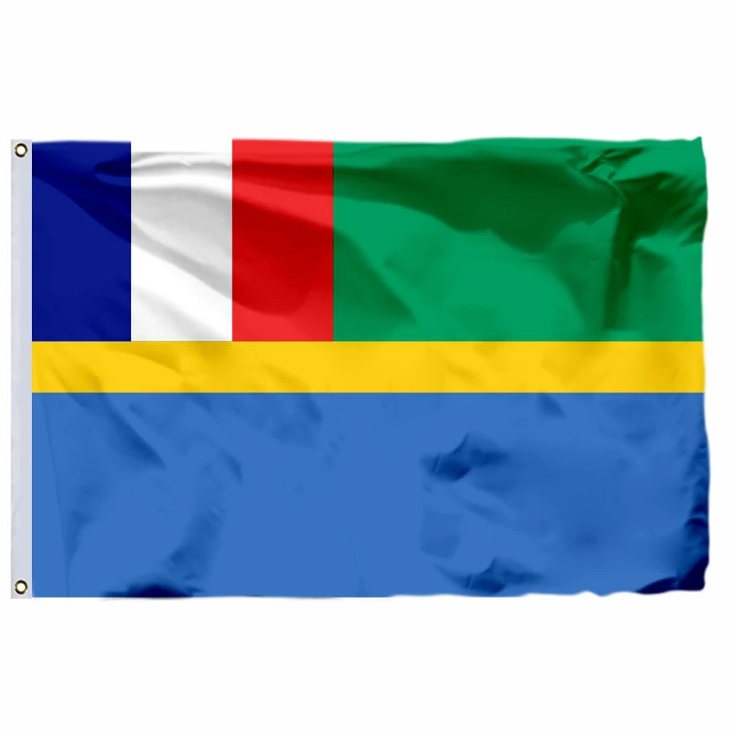 France & Belgium Flag – Dual-Size Flags