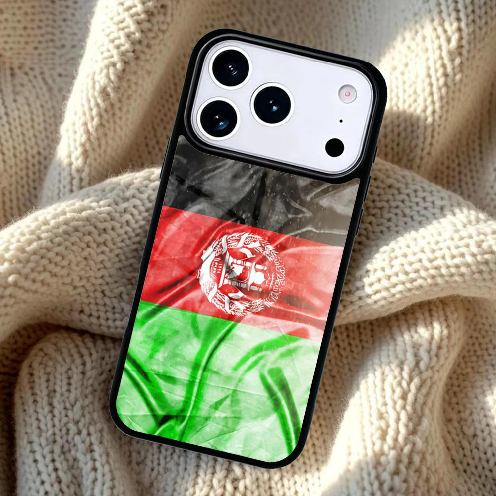 Afghan Flag Pattern Phone Case For iPhone