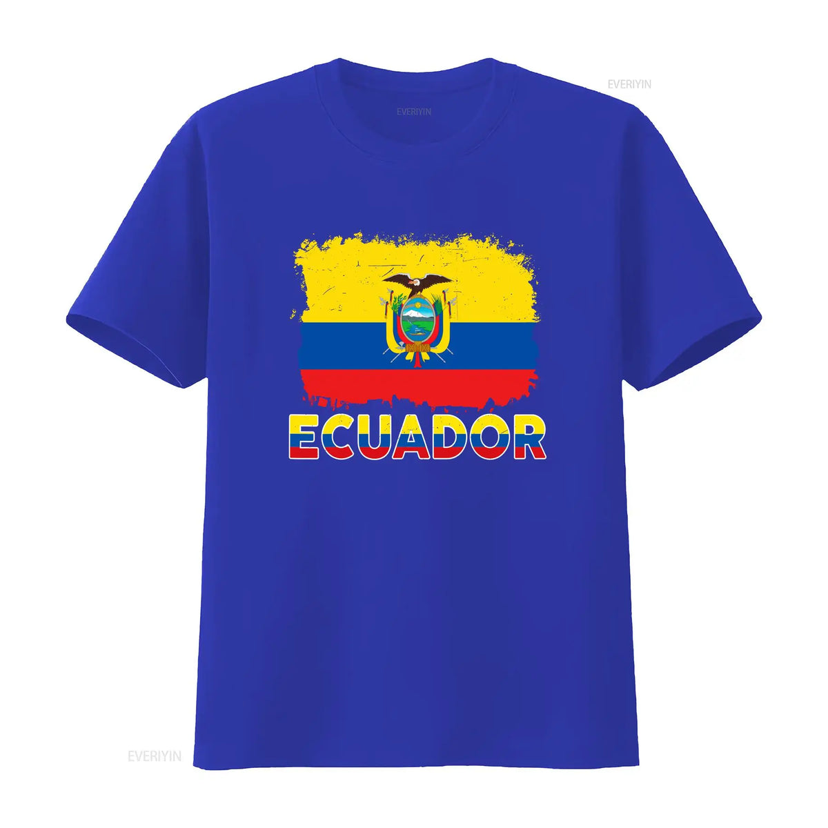 Ecuador Flag Hispanic Heritage Men Boy Women T Shirt vintage