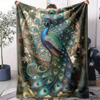 Peacock Throw Blanket