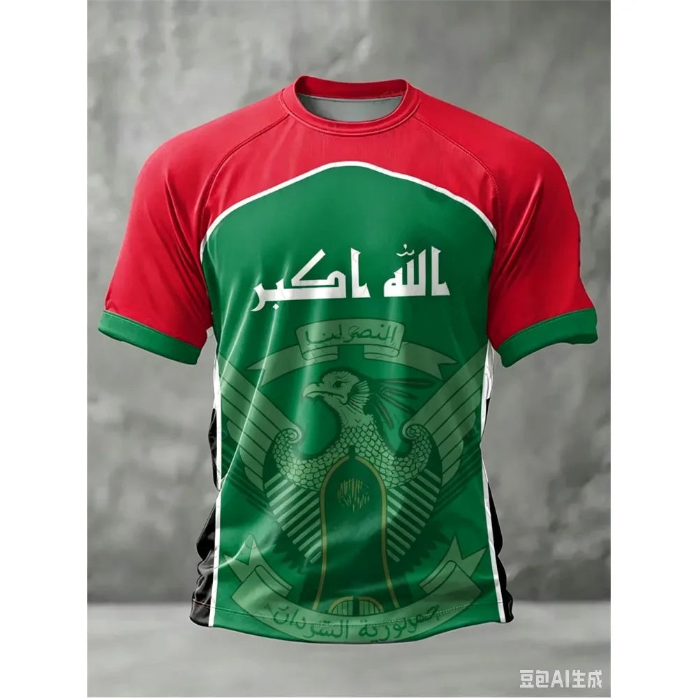 Iraq Men Football Fan T-shirt
