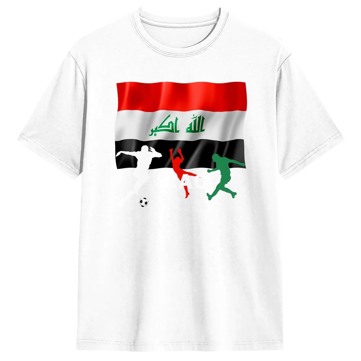 Iraq Flag Soccer T Shirt