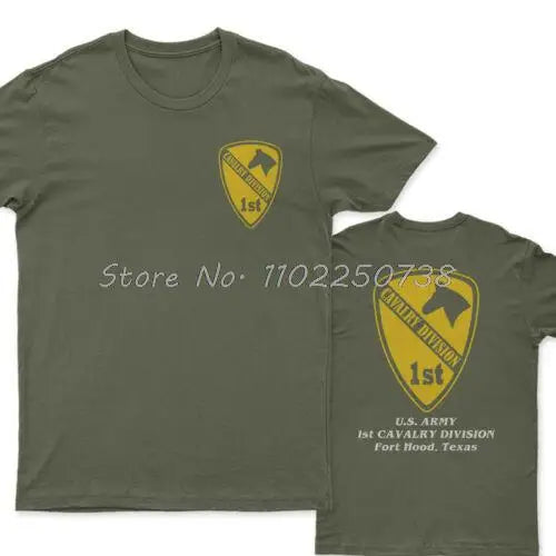 US Army 1st Cavalry Division Veteran T-Shirt