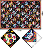 Dia DE Los Muertos Tablecloths Mexican Festival Decor Day of The Dead